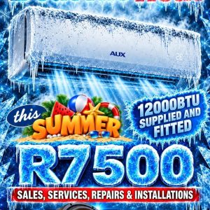 AUX Energy 12000BTU Midwall Split Type Airconditioner Units