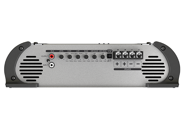Stetsom EX10500EQ 1 ohm amplifier RCA inputs and controls