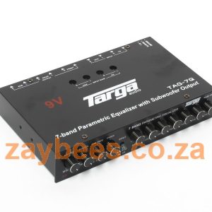 TARGA 702Q, 7 BAND 9VOLT PARAMETRIC EQUALIZER