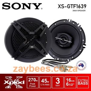 Sony XS-GTF1639, 6.5" 270W 3 way speakers
