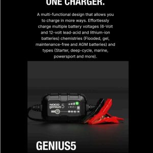 Nocco GENUIS5 -6V/12V ,5AMP smart battery charger