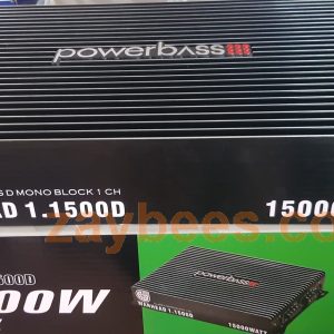 PowerBass warhead 1.1500D 15000W monoblock class D amplifier