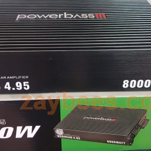 PowerBass warhead 4.95 8000W 4CH high performance amplifier