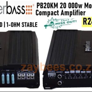 PowerBass PB20KM 20000W mini class digital monoblock amplifier