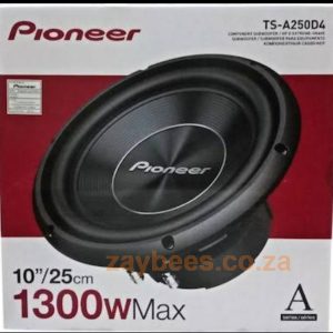 Pioneer TS-A250D4 10" 1300W DVC subwoofer