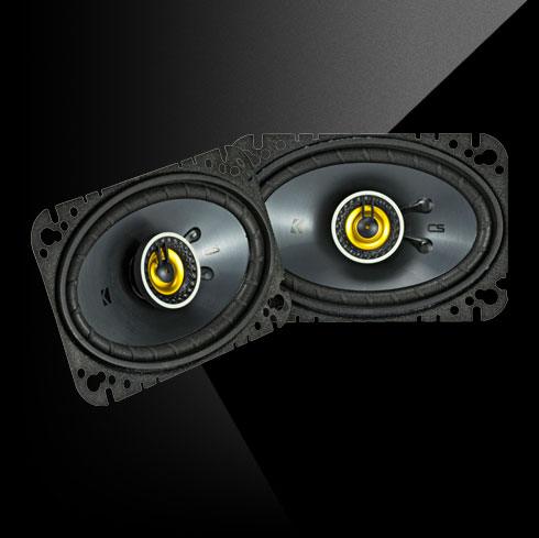 Kicker CSC46 4x6 inch coaxial car speakers