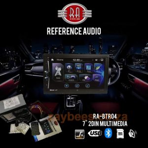 Reference Audio BTR04 7" multi media touchscreen BT USB mirror link