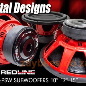 Digital Designs RL-PSW 12" 600W RMS Subwoofers