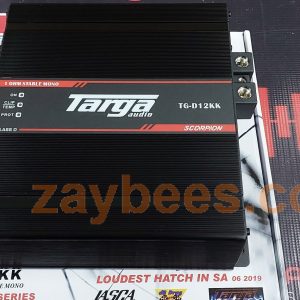 Targa TG-D12KK competition series class digital 5500W RMS monoblock amplifier