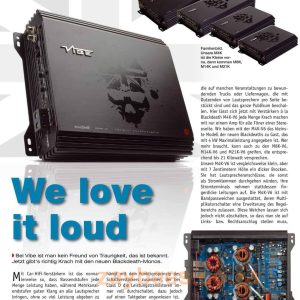 Vibe blackdeath MK4-V6 4000W full range competition series digital monoblock amplifier (2000W RMS)