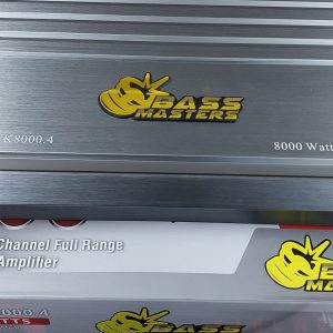 Bass masters prolink 8000.4 4CHANNEL full range class a/b amplifier