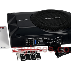 BlackSpider BSW802A 8" 10000W Active Slimline Underseat Subwoofer