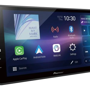 Pioneer DMH-ZF8750BT 9” floating type 1DIN flexi-mount mulitimedia AV touchscreen receiver wireless Apple CarPlay Android Auto