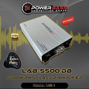 PowerBass lab 5500DB digital 1 ohm brazilian monoblock amplifier (5500W RMS)