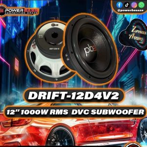 PowerBass drift 12-D4 V2 12000W DVC subwoofer