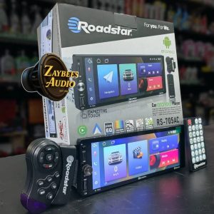 Roadstar 6.8" single din wireless Android Auto Apple CarPlay touch screen media unit