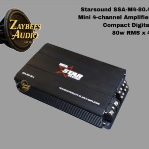 StarSound SSA-M4-80.4 class D compact digital 4CH amplifier