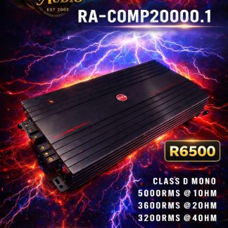 REFERENCE AUDIO RA-COMP 20000.1 COMPETITION SERIES 5000W RMS MONOBLOCK DIGITAL AMPLIFIER