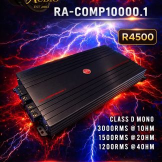 REFERENCE AUDIO RA-COMP 10000.1 COMPETITION SERIES 3000W RMS DIGITAL MONOBLOCK AMPLIFIER