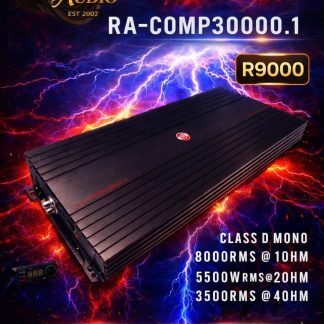 REFERENCE AUDIO RA-COMP30000.1 COMPETITION SERIES 8000W RMS DIGITAL MONOBLOCK AMPLIFIER