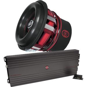 Reference Audio Hydra 12" 3000W RMS competition series subwoofer and 5000W RMS digital amplifier combo
