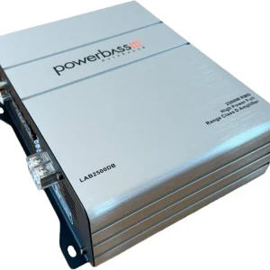 PowerBass lab 2500.1DB brazilian series 2500W RMS competition mono-block amplifier
