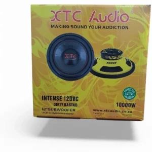 XTC intense 12" 10000W slimlime DVC subwoofer