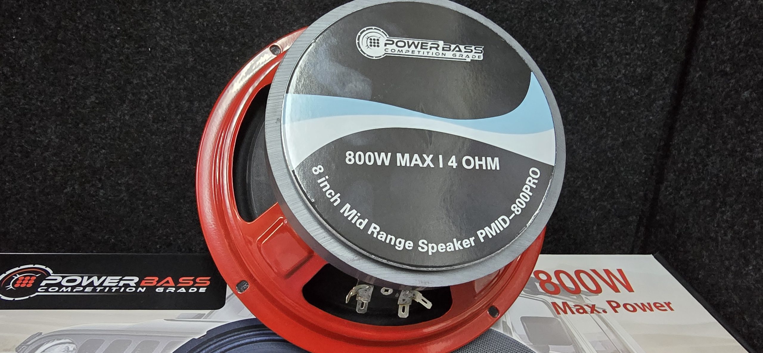 POWERBASS PMID-800PRO 8" 800W MID BASS PRO SPEAKERS - Image 2