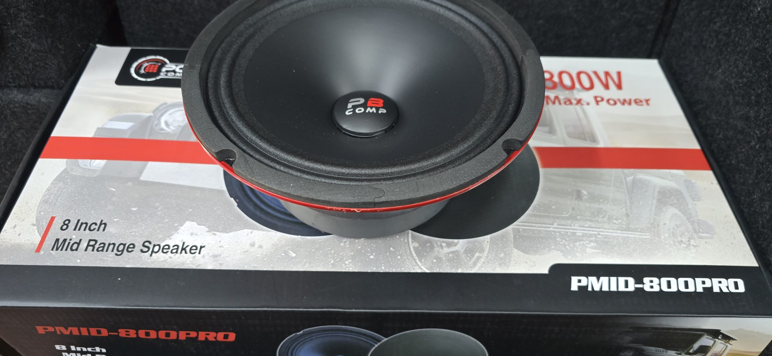 POWERBASS PMID-800PRO 8" 800W MID BASS PRO SPEAKERS - Image 4