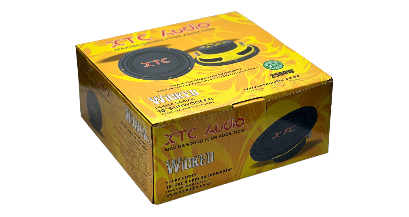 XTC 10" WICKED SERIES 2500W DVC DUAL 4 OHM SHALLOW PROFILE DESIGN SUBWOOFER - Image 3