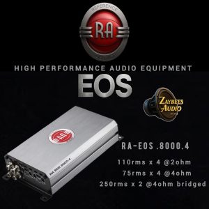 Reference Audio- EOS 8000.4 compact 4 channel class D power amplifier
