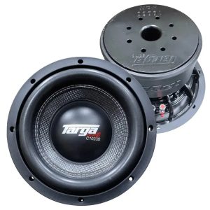Targa C1023B /C1043B 10" D2 5000W RMS competition series subwoofer