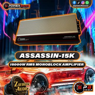 POWERBASS ASSASSIN-15K 15000W RMS MONOBLOCK AMPLIFIER
