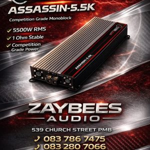 PowerBass ASSASSIN-5.5K 5500W RMS digital monoblock amplifier