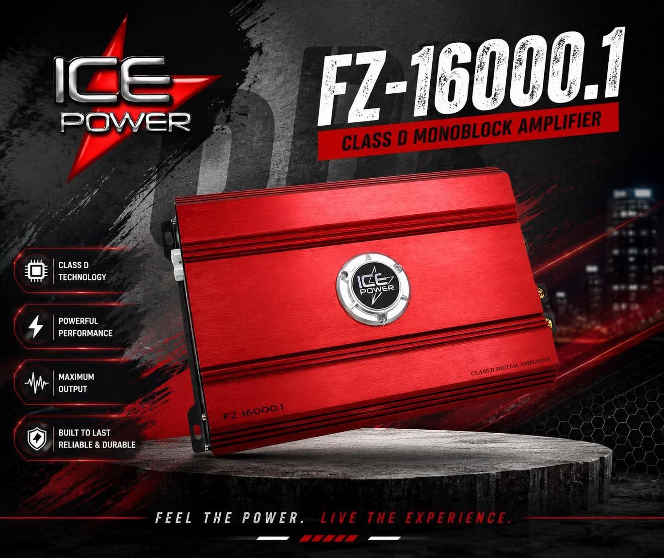 ICE POWER FZ-16000.1 DIGITAL MONOBLOCK AMPLIFIER