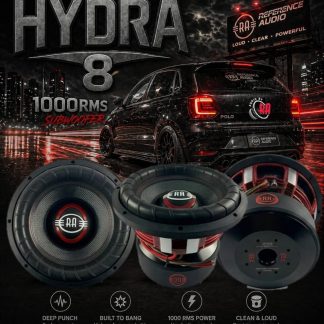 REFERENCE AUDIO HYDRA  8" 1000W RMS DVC SUBWOOFER