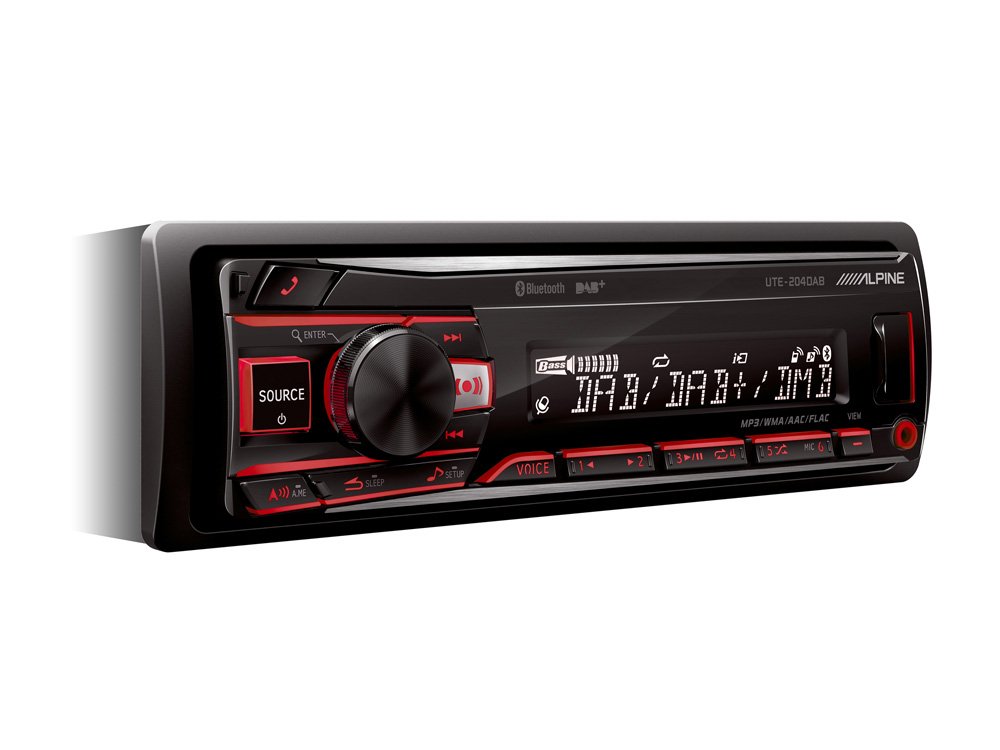 Alpine UTE-204DAB – Digital Media / DAB+ Bluetooth Car Stereo - Image 3