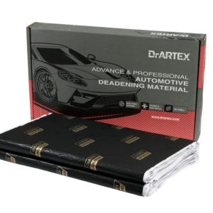 DrArtex earth (2.5mm) (box of 8 sheets) sound deadening sheets gold HD(black)