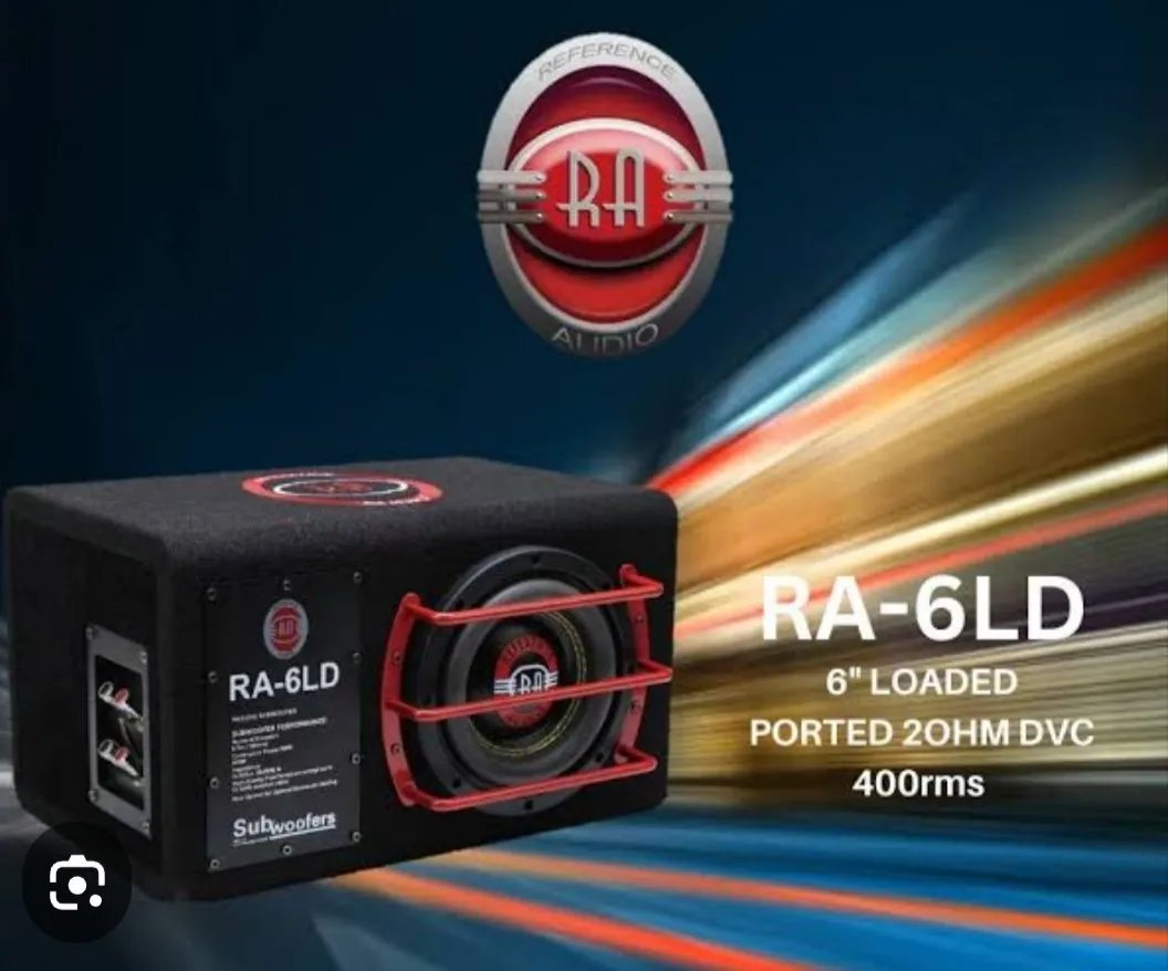 REFERENCE AUDIO RA-6LD 6-INCH 400W RMS PORTED LOADED SUBWOOFER