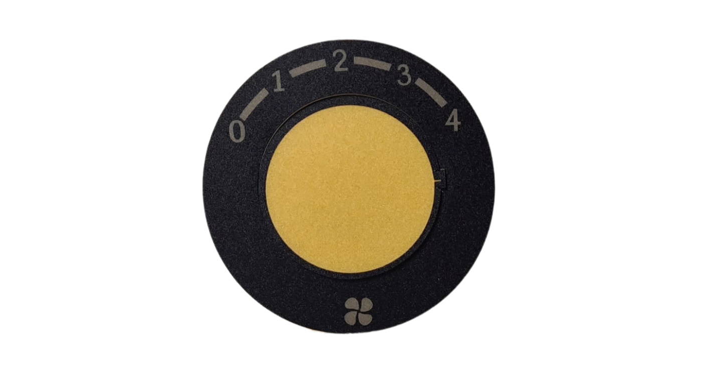 Mazda BT-50 Fan / AC Temperature Control Stickers - Image 2
