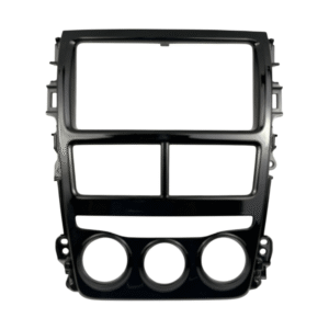 Toyota Yaris RHD/Low-End/UV Black Double Din Trimplate 2017