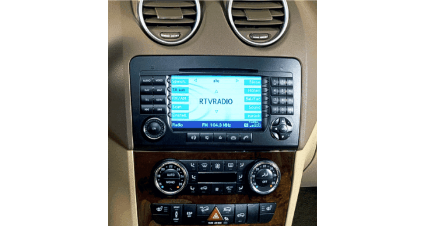 Mercedes Benz ML W164 Matt Black 9″ Trimplate 2006-2010 - Image 4