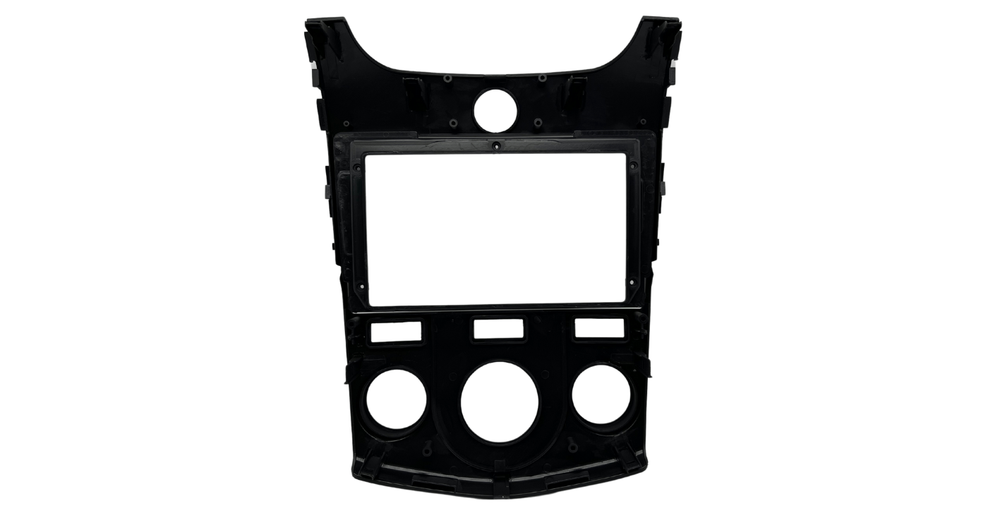 Kia Forte Manual AC Black 9″ Trimplate 2009 - Image 3