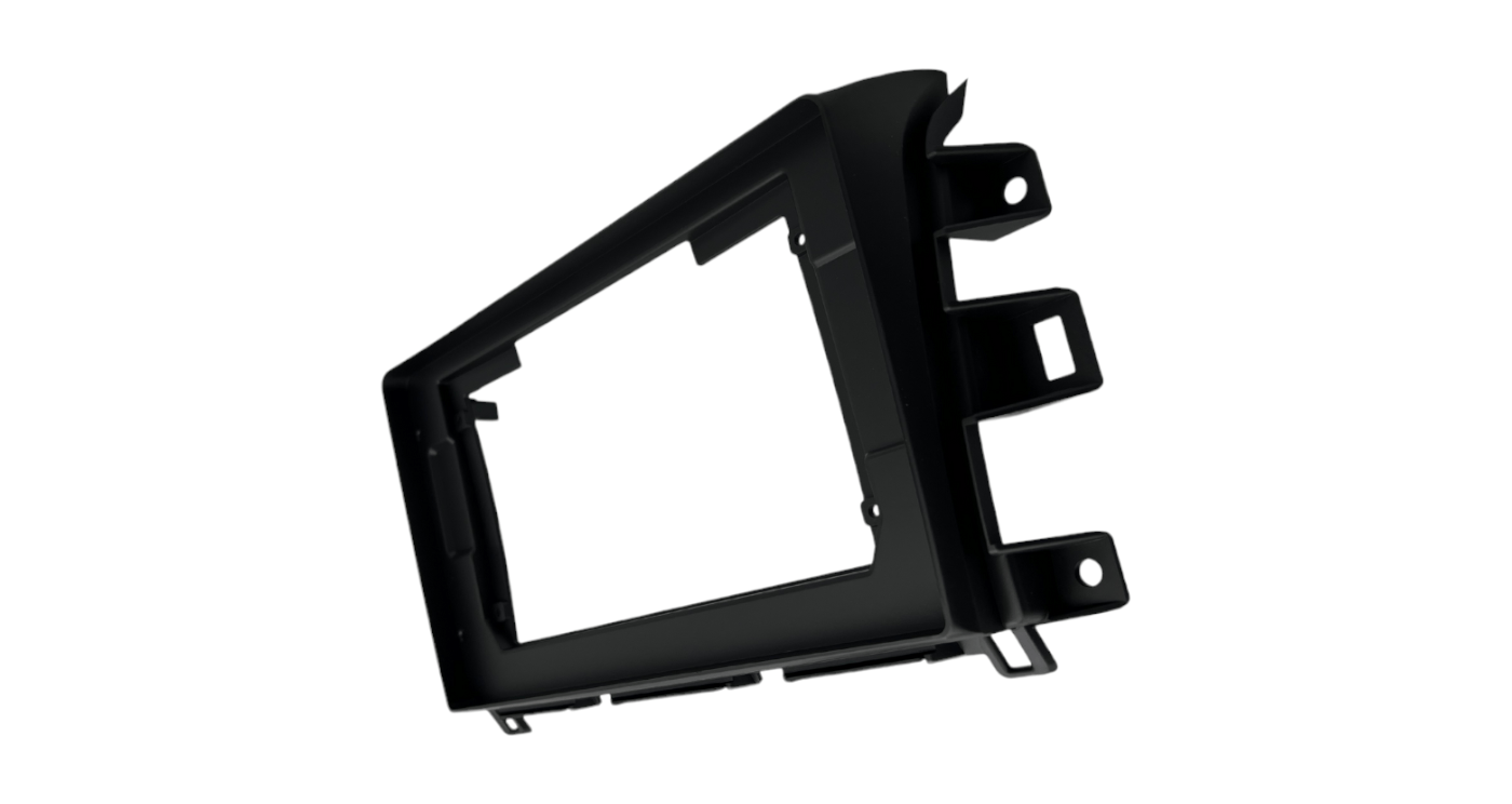 Nissan Navara Matt Black 10.1 inch Trimplate 2014-2015 - Image 2