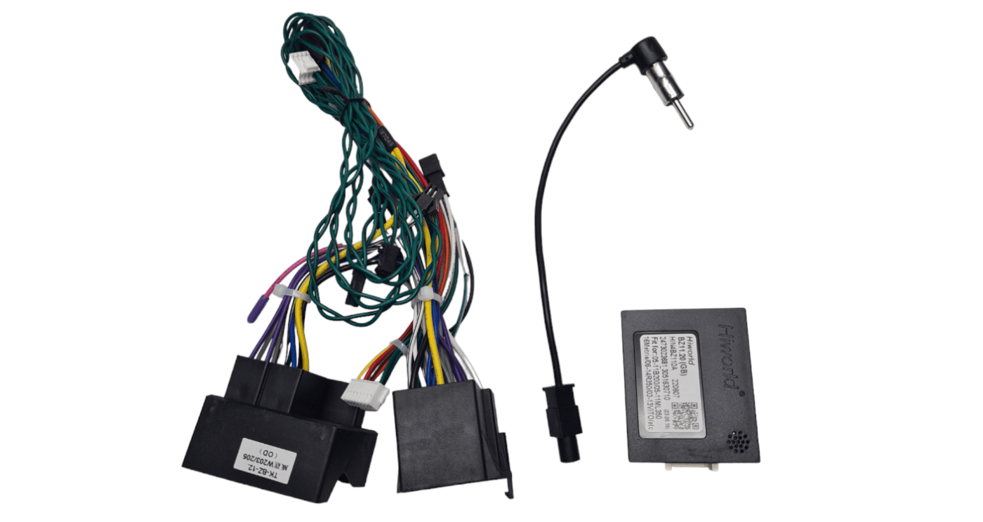 Mercedes Benz C-Class W203 9″ Trimplate 2002+ with SWC Canbus and Harness - Image 4