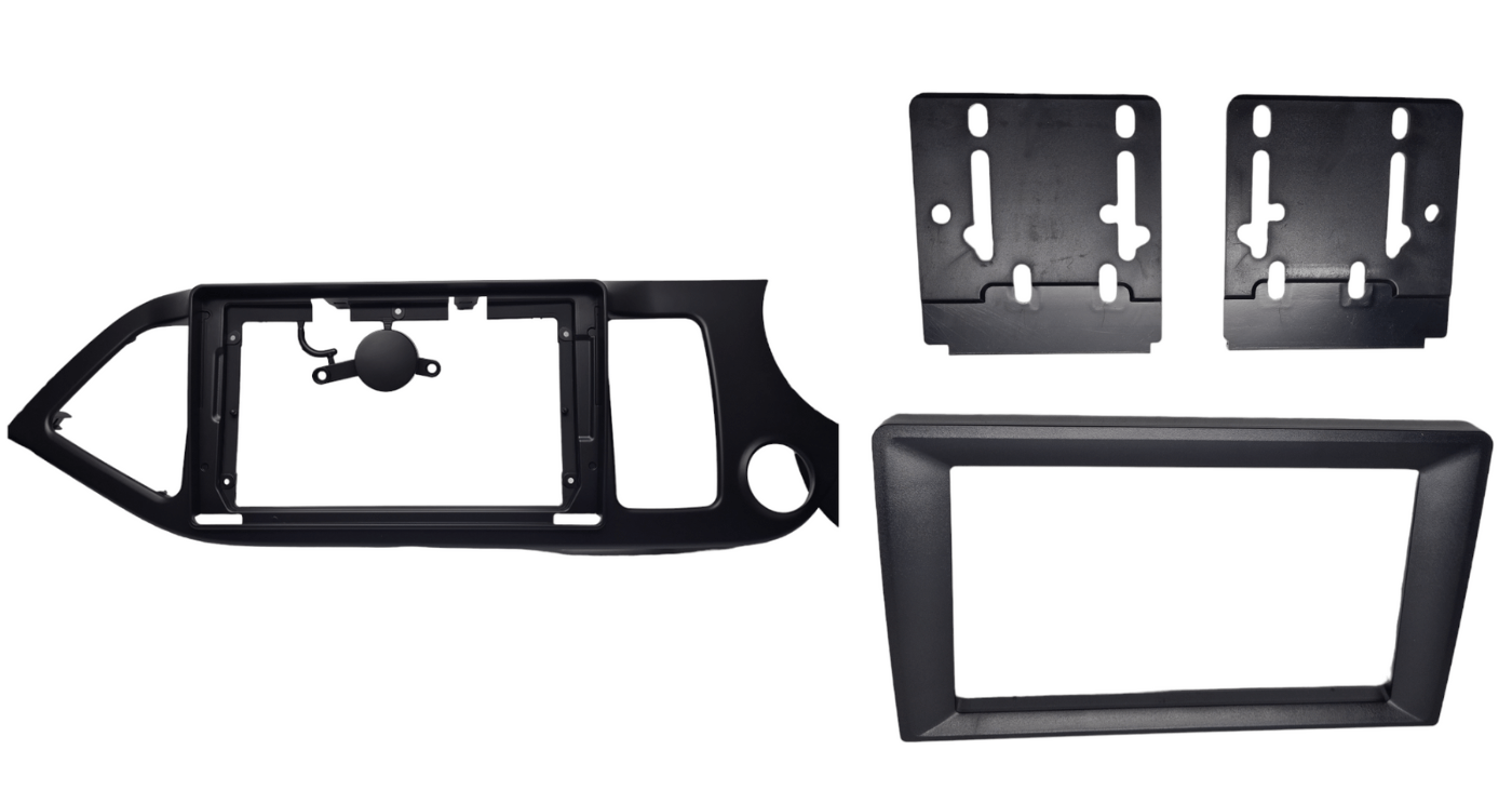 Kia Picanto Morning 9″ with 7″ Trimplate 2011 with SWC Harness
