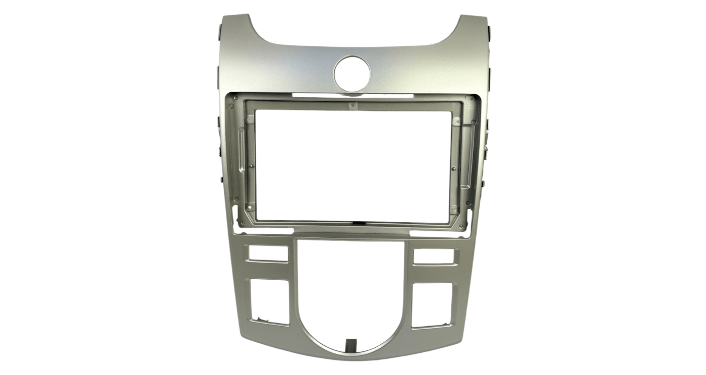 Kia Forte 9″ Auto AC Trimplate 2009+ with SWC Harness