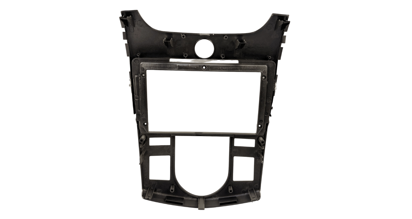 Kia Forte 9″ Auto AC Trimplate 2009+ with SWC Harness - Image 2