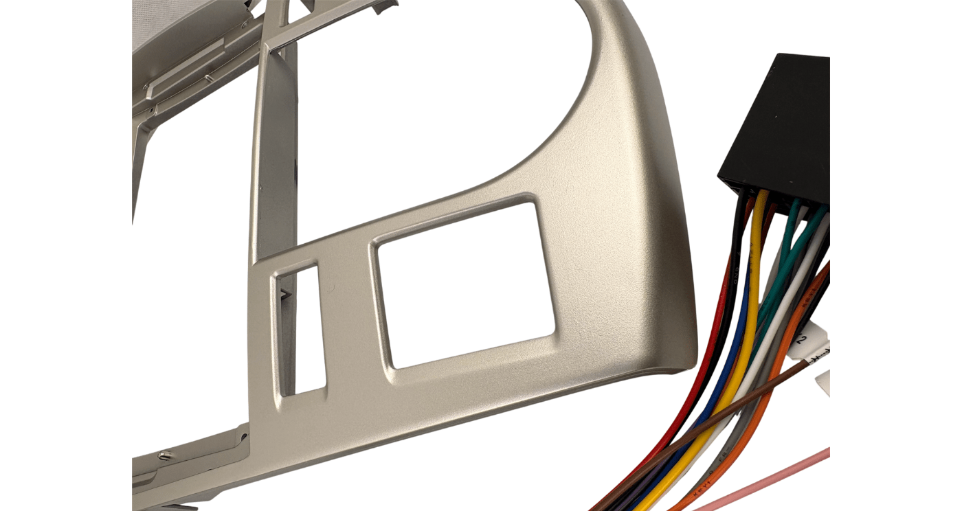 Kia Forte 9″ Auto AC Trimplate 2009+ with SWC Harness - Image 3