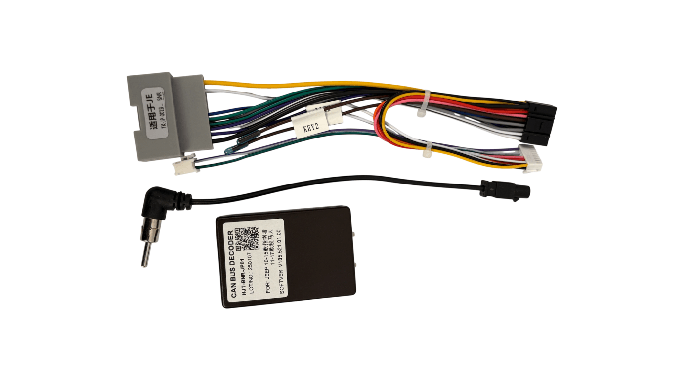 Jeep Wrangler Rubicon 10.1″ Trimplate 2015-17 with SWC Canbus and Harness - Image 7